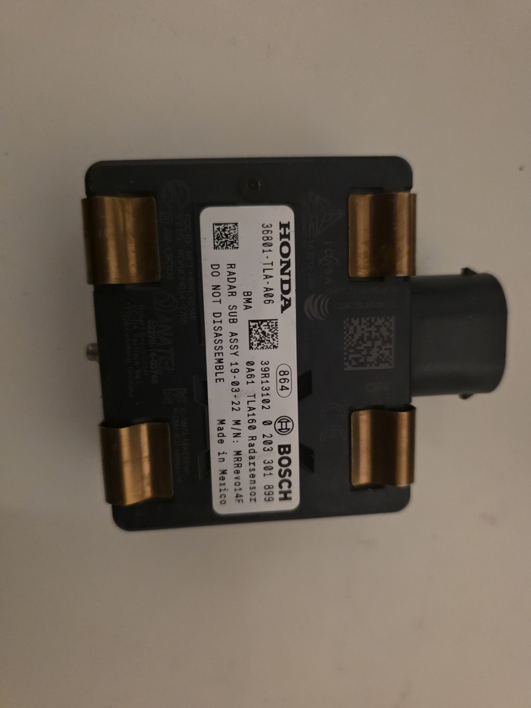 2017-2019 - 36801 TLA-A06 Honda CR-V OEM  FRONT DISTANCE CRUISE CONTROL