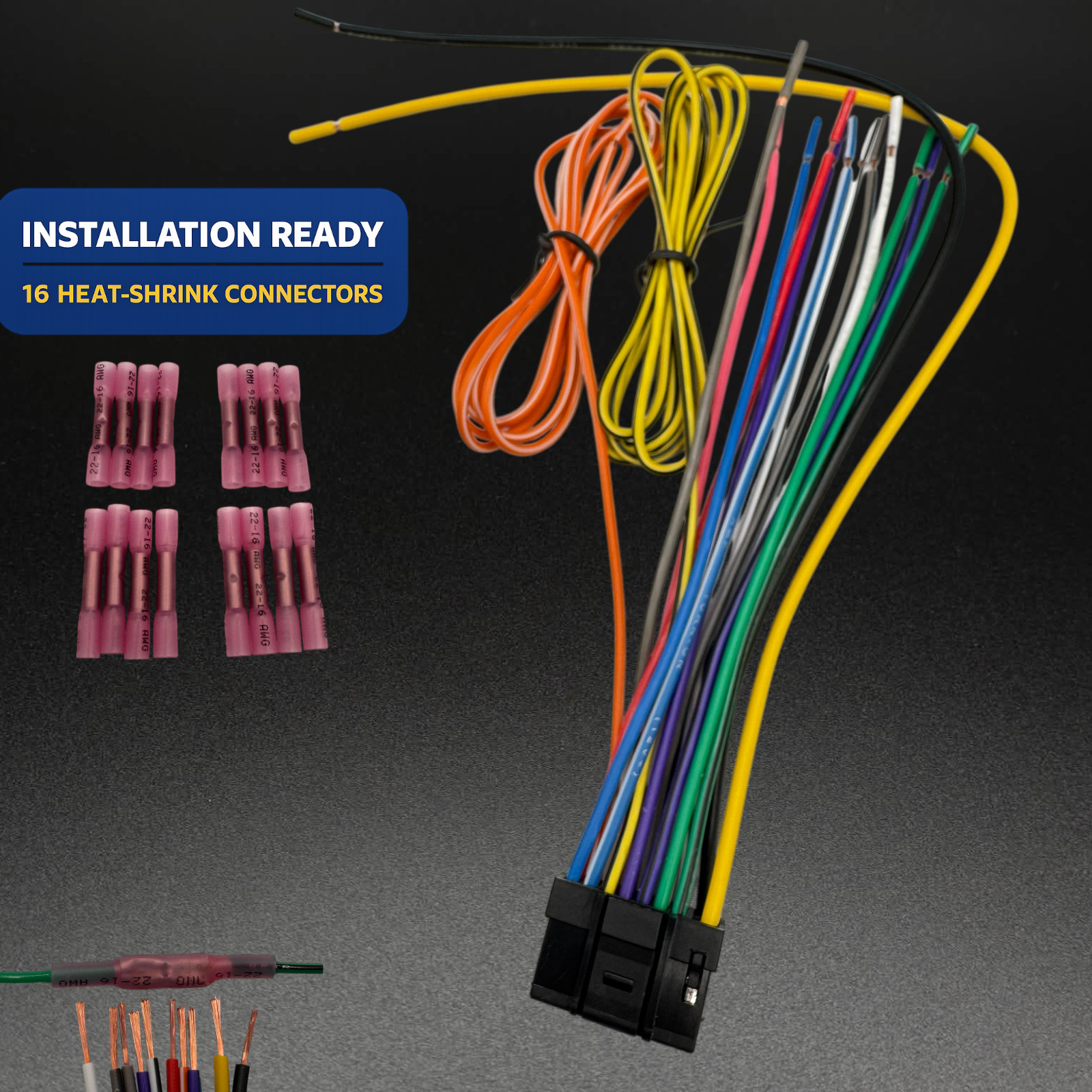 Wire Harness For ALPINE INE-W977HD INEW977HD Kit With Connectors