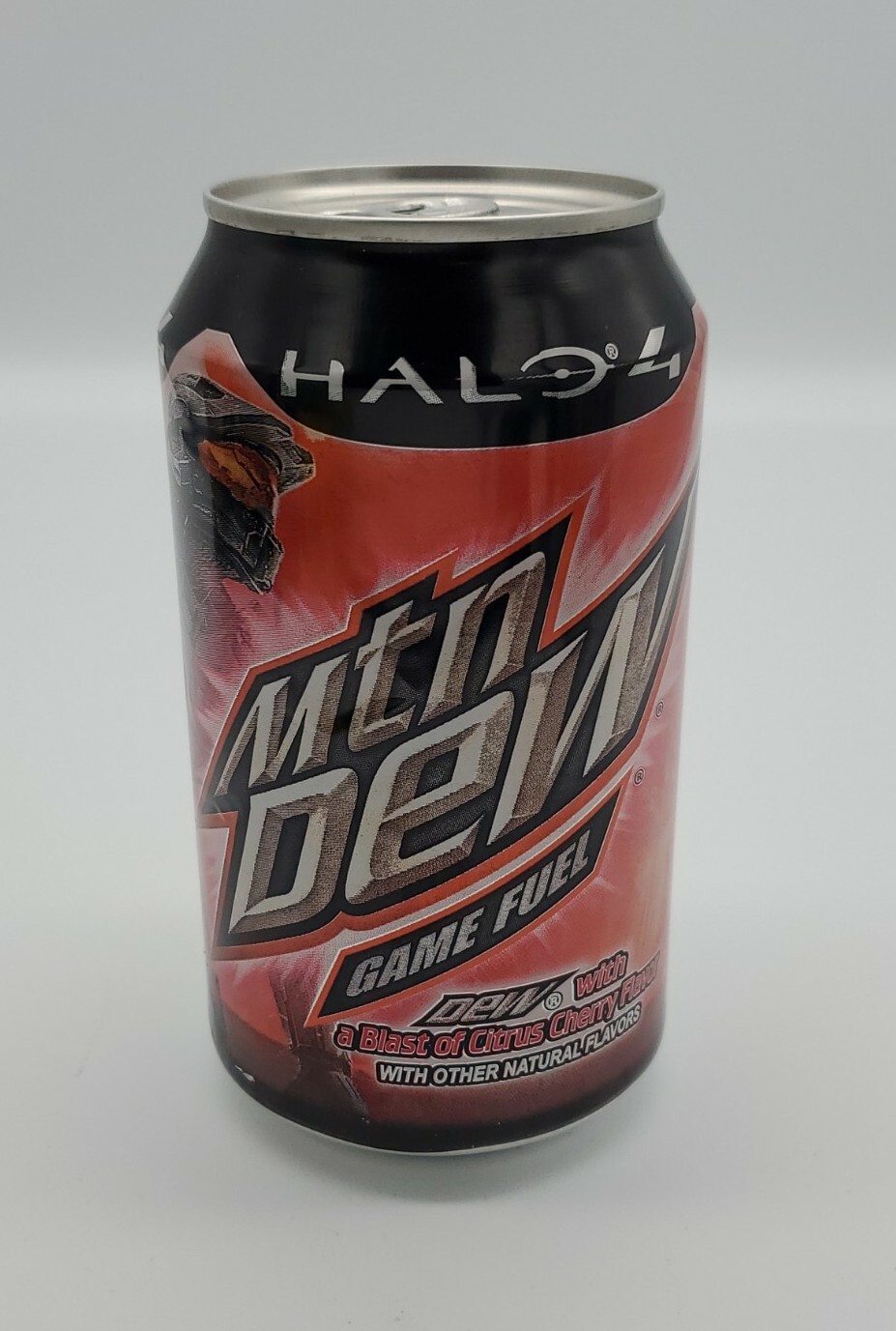 2013 Mountain Dew Mtn Dew Can Citrus Cherry Game Fuel Halo 4 XBOX 360 EMPTY