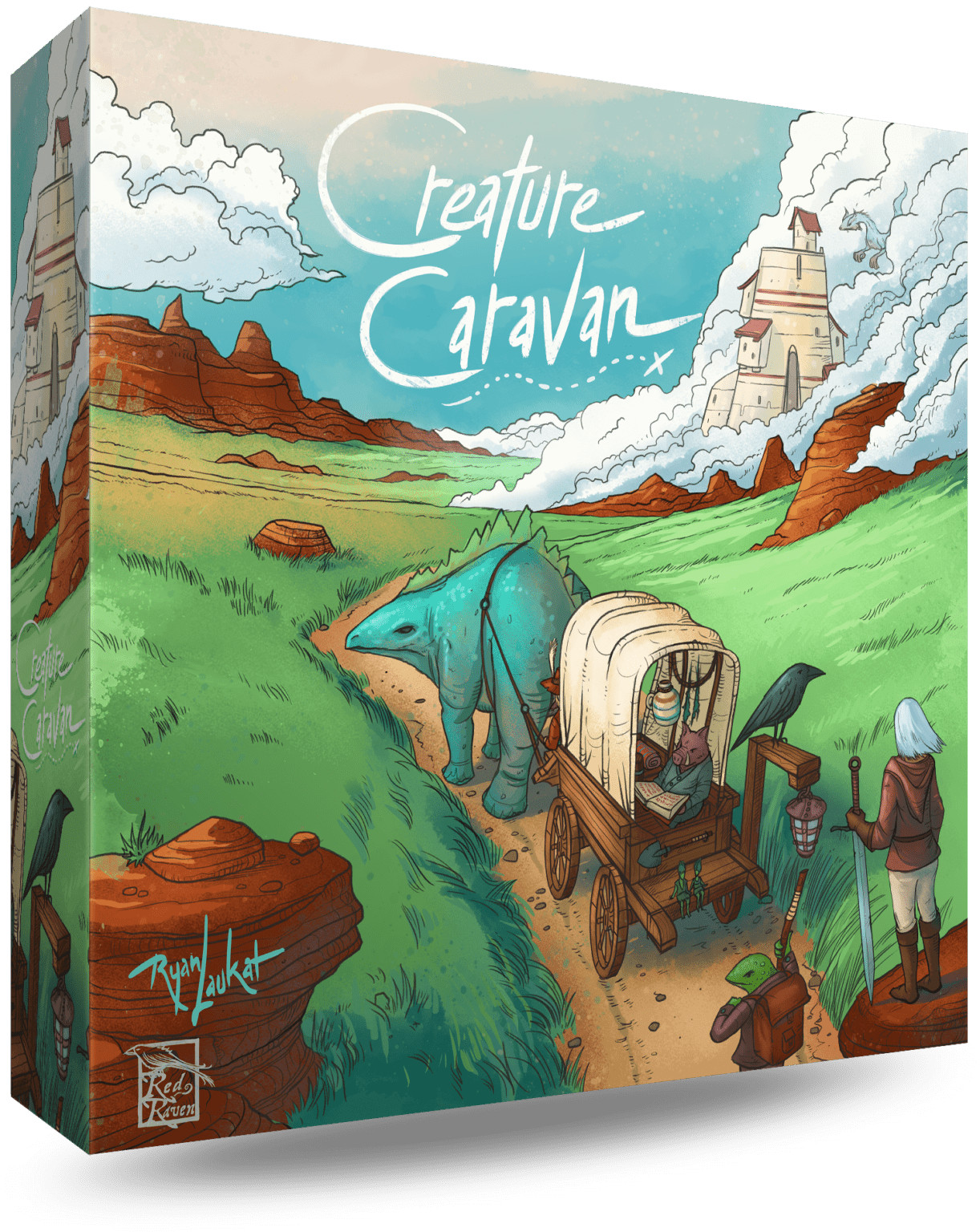 Creature Caravan Retail Board Game Red Raven Games New Sealed Fast Free Ship USA