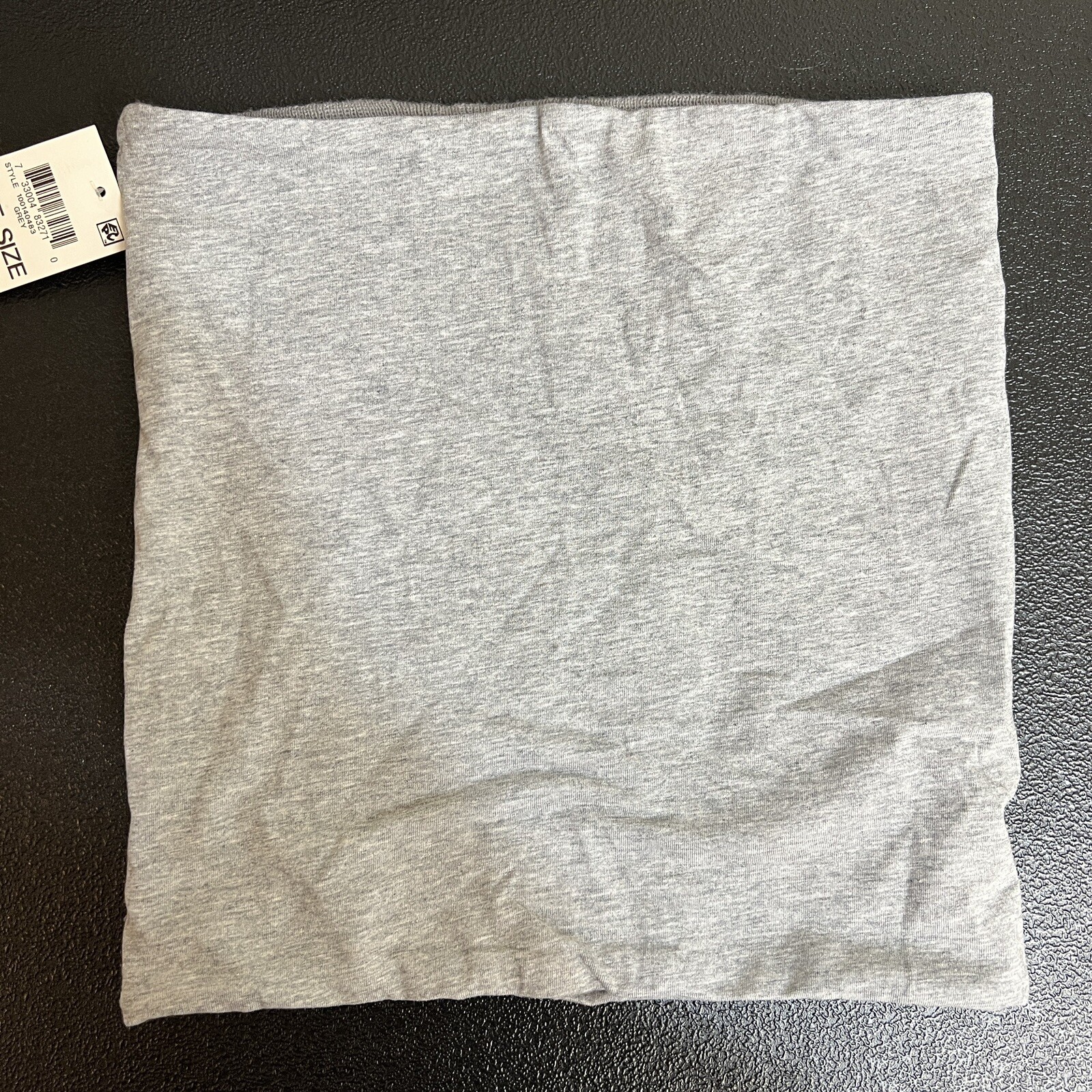 Alfani Heathered Neck Gaiter Gray OSFA