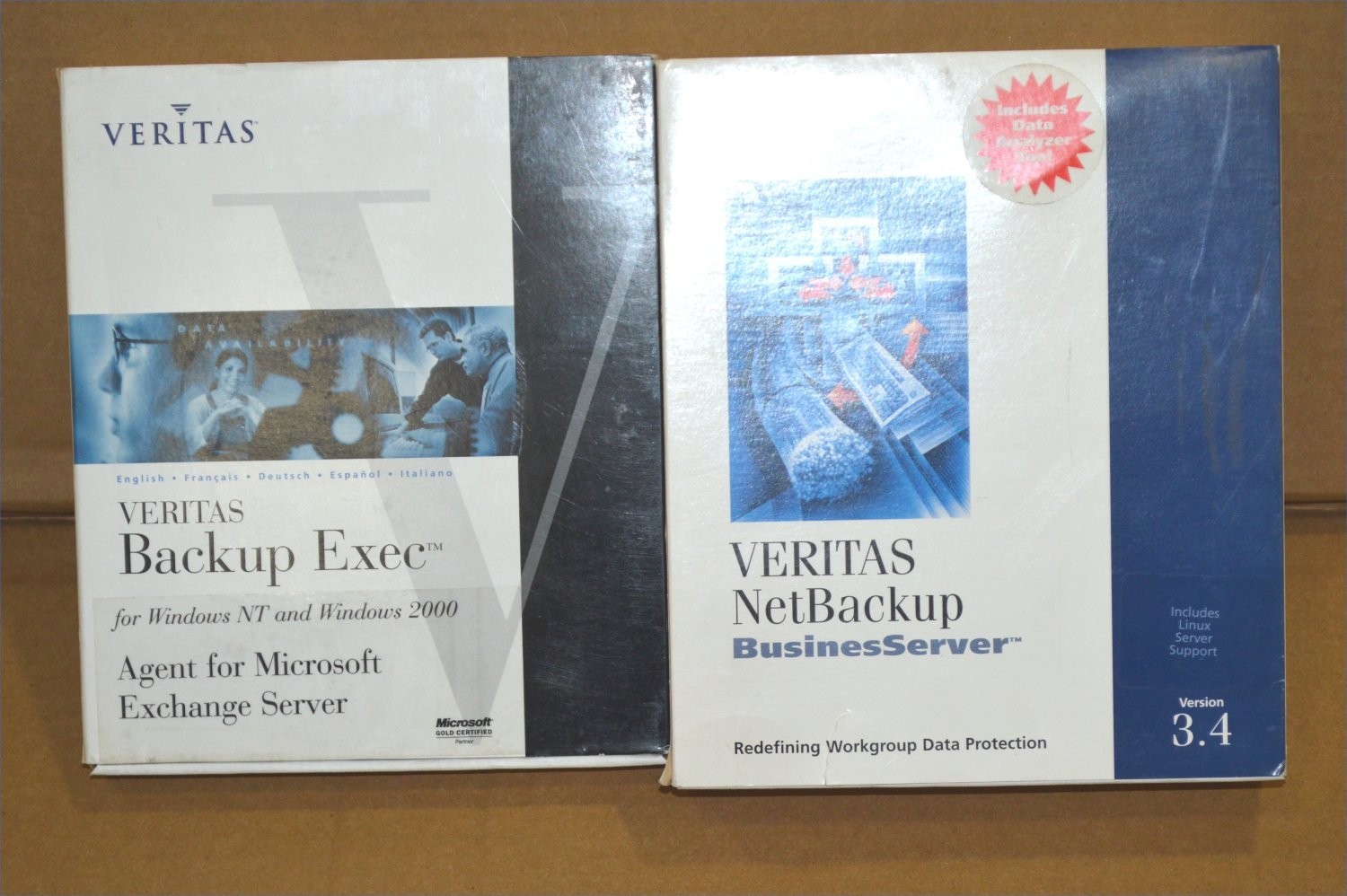 VERITAS Backup Exec for Windows NT/Windows 2000 & NetBackUp Business Server