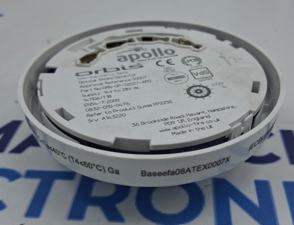 APOLLO ORBIS ORB-OP-52027 OPTICAL SMOKE DETECTOR