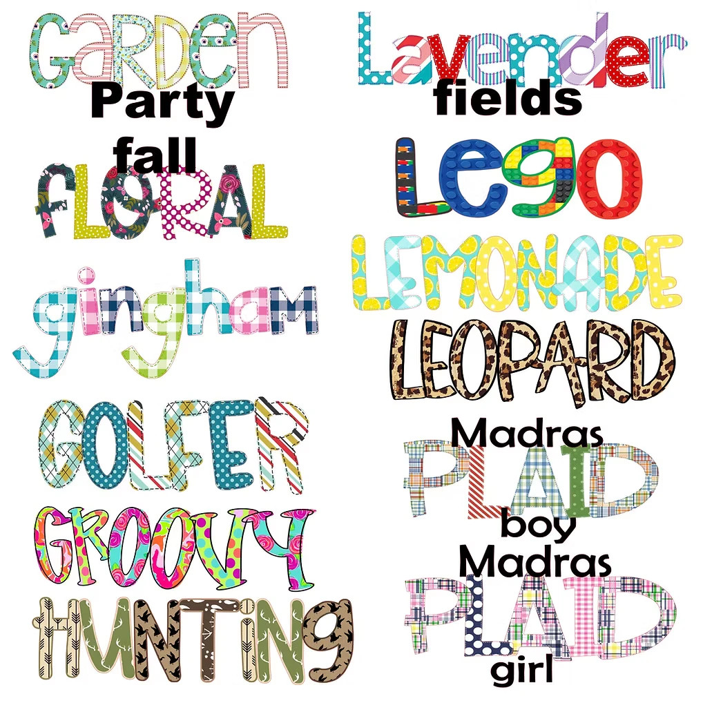 Alphabet Soup Personalized Pillowcases
