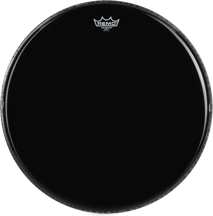 Remo Ambassador Ebony Drumhead - 20 inch