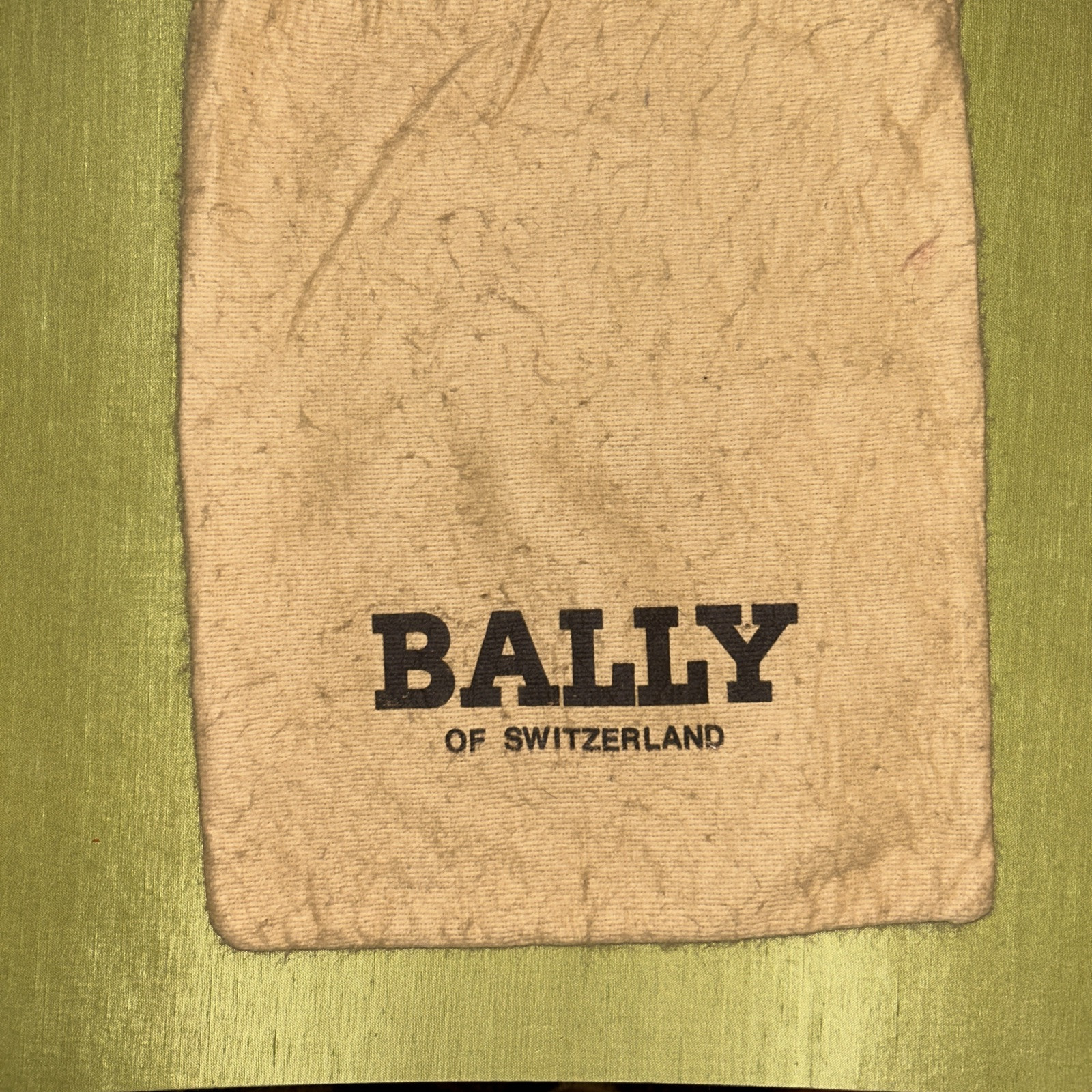 Bally Of Switzerland dust bag 14x11