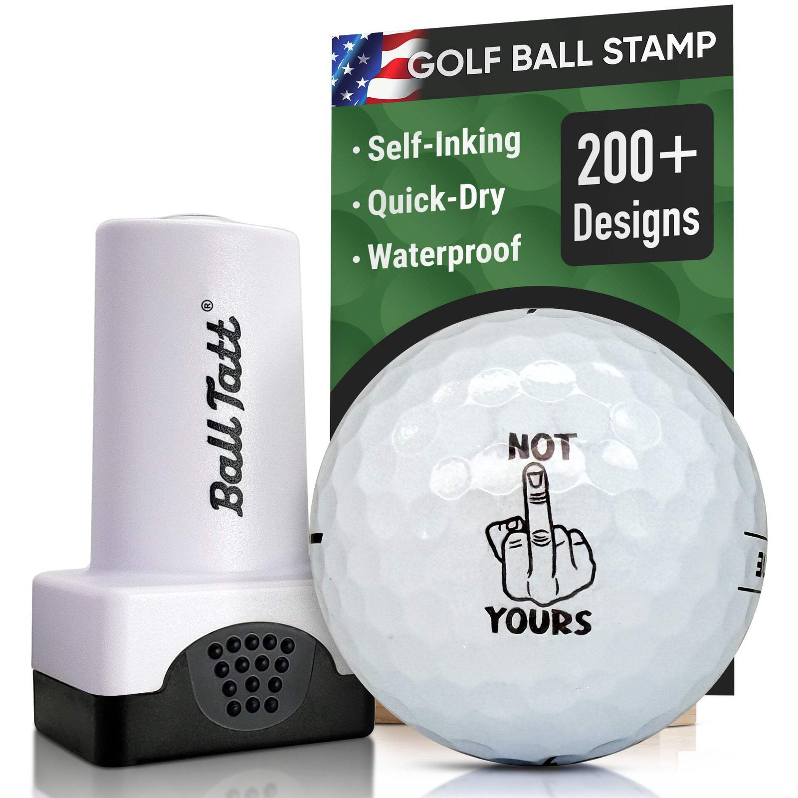 Ball Tatt - Finger Ball Stamp Marker Quick-Dry Self-Inking Ball Stamper