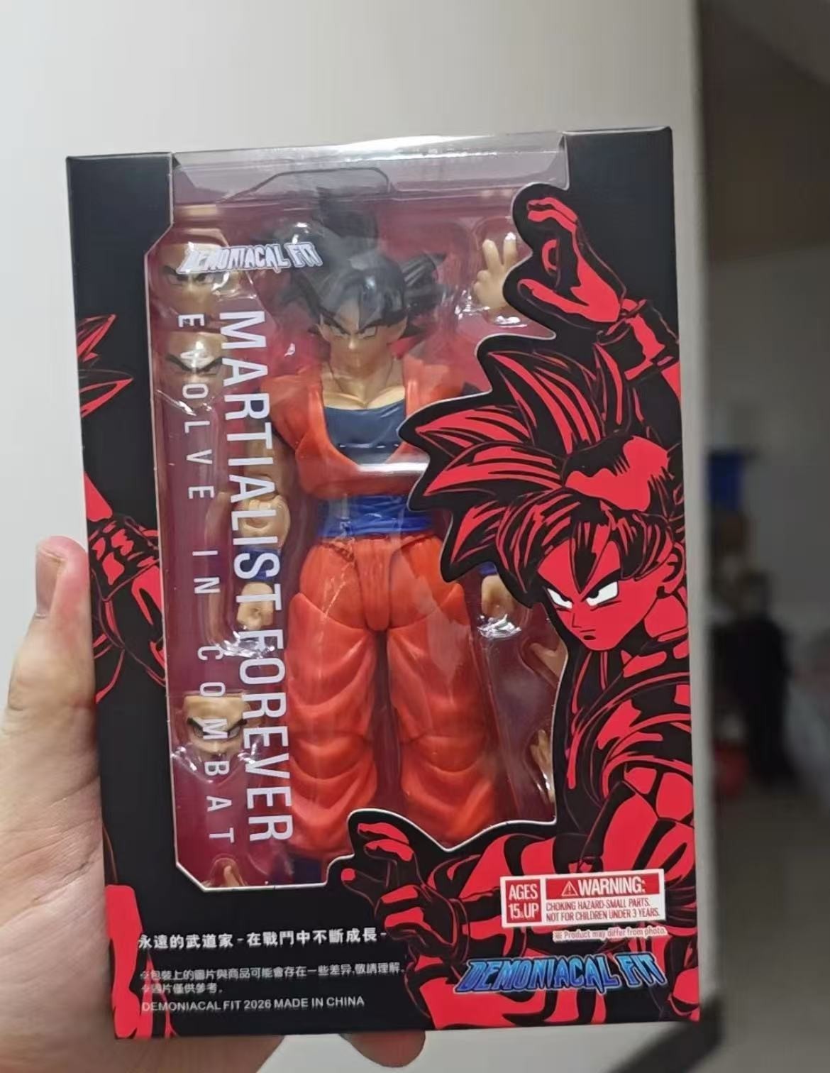 Demoniacal Fit Goku 3.0 1/12 shf MARTIALIST FOREVER EVOLVE IN Combat Figure