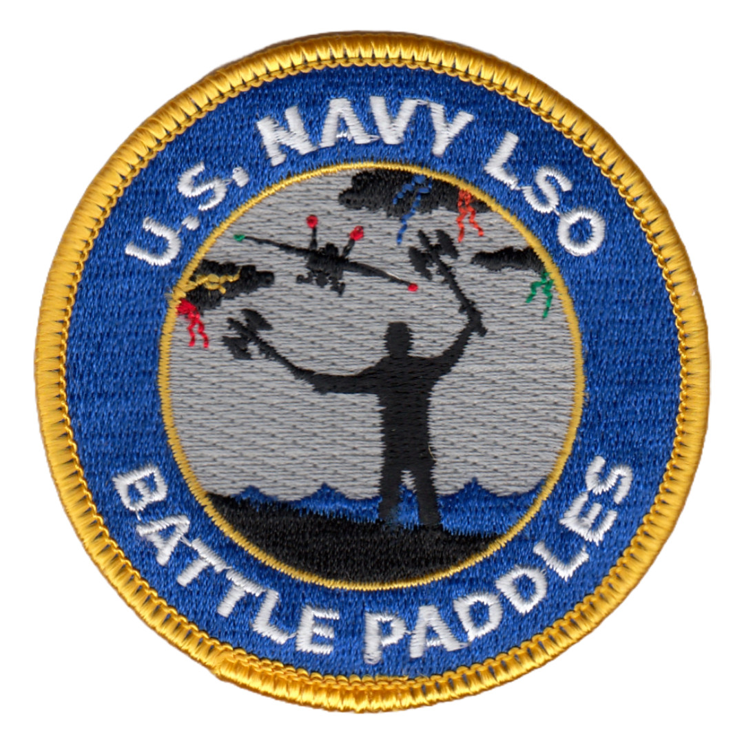 CVW-3 U.S. Navy LSO Battle Paddles Shoulder Patch