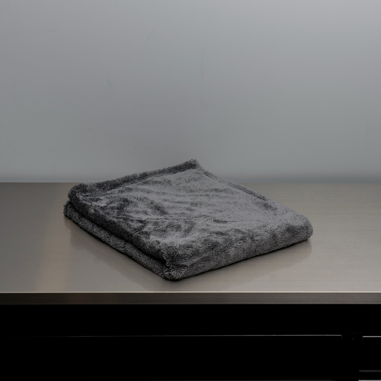 Dual Sided Twist Loop Extra Large Drying Towel 1400gsm Gray | 35" x 30"