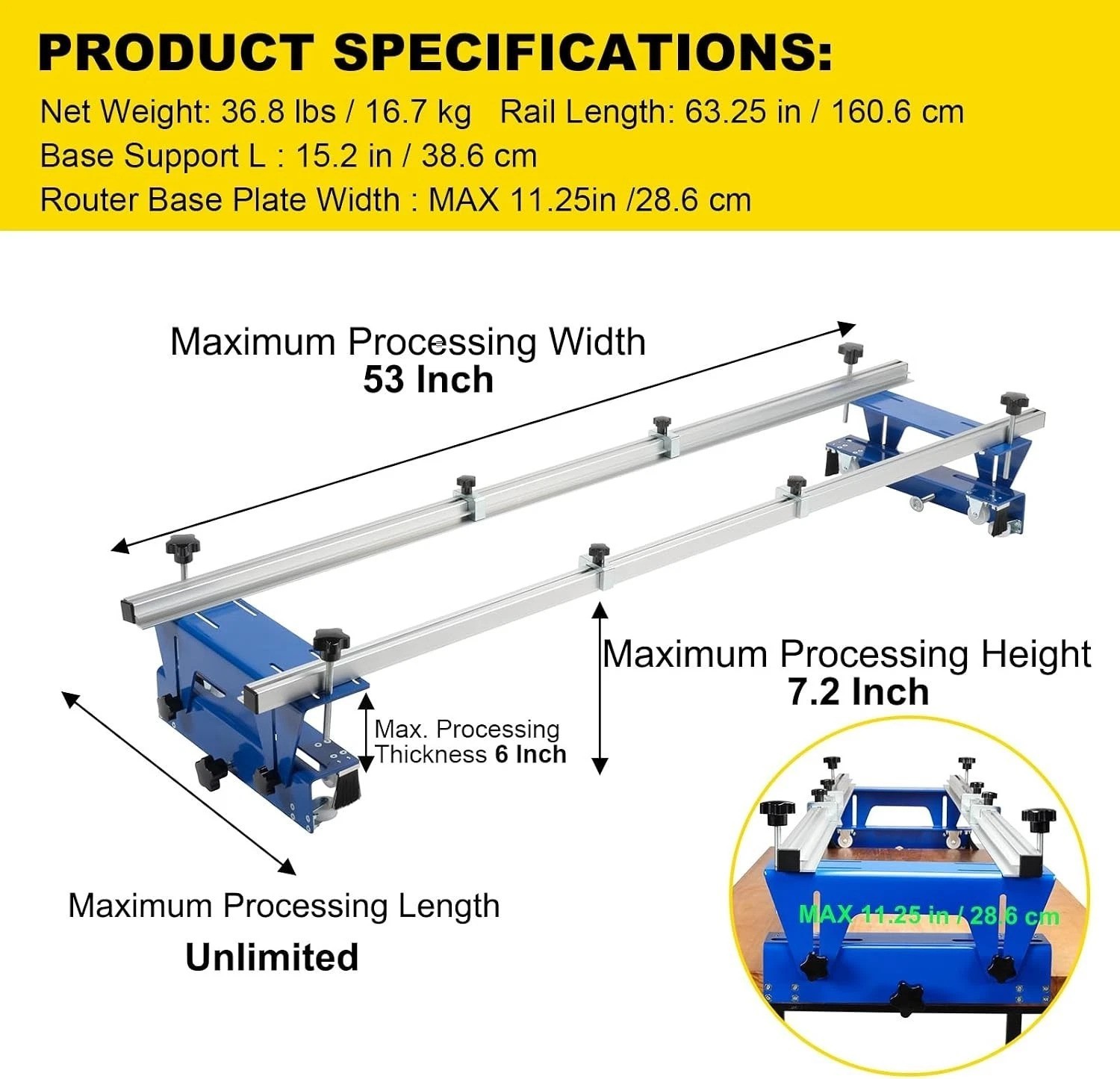 Precision Router Sled, 64