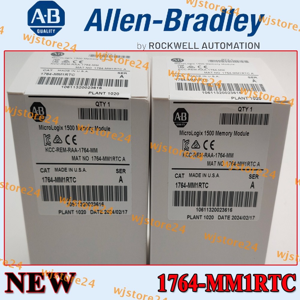 NEW PLC 1764-MM1RTC MicroLogix 1500 Memory for 1764-LRP or 1764-LSP CPU