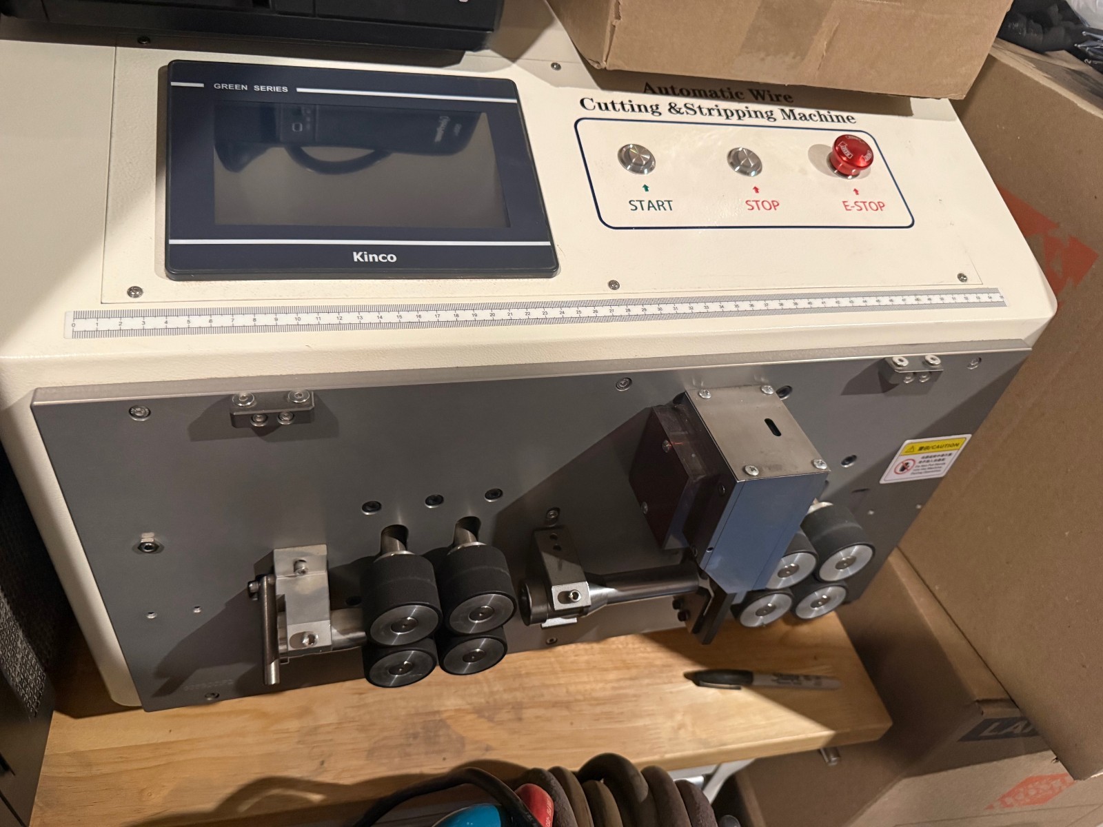 Eastontech wire cutting and stripping machine EW-3095 + EW-14G+Makita MAC5200