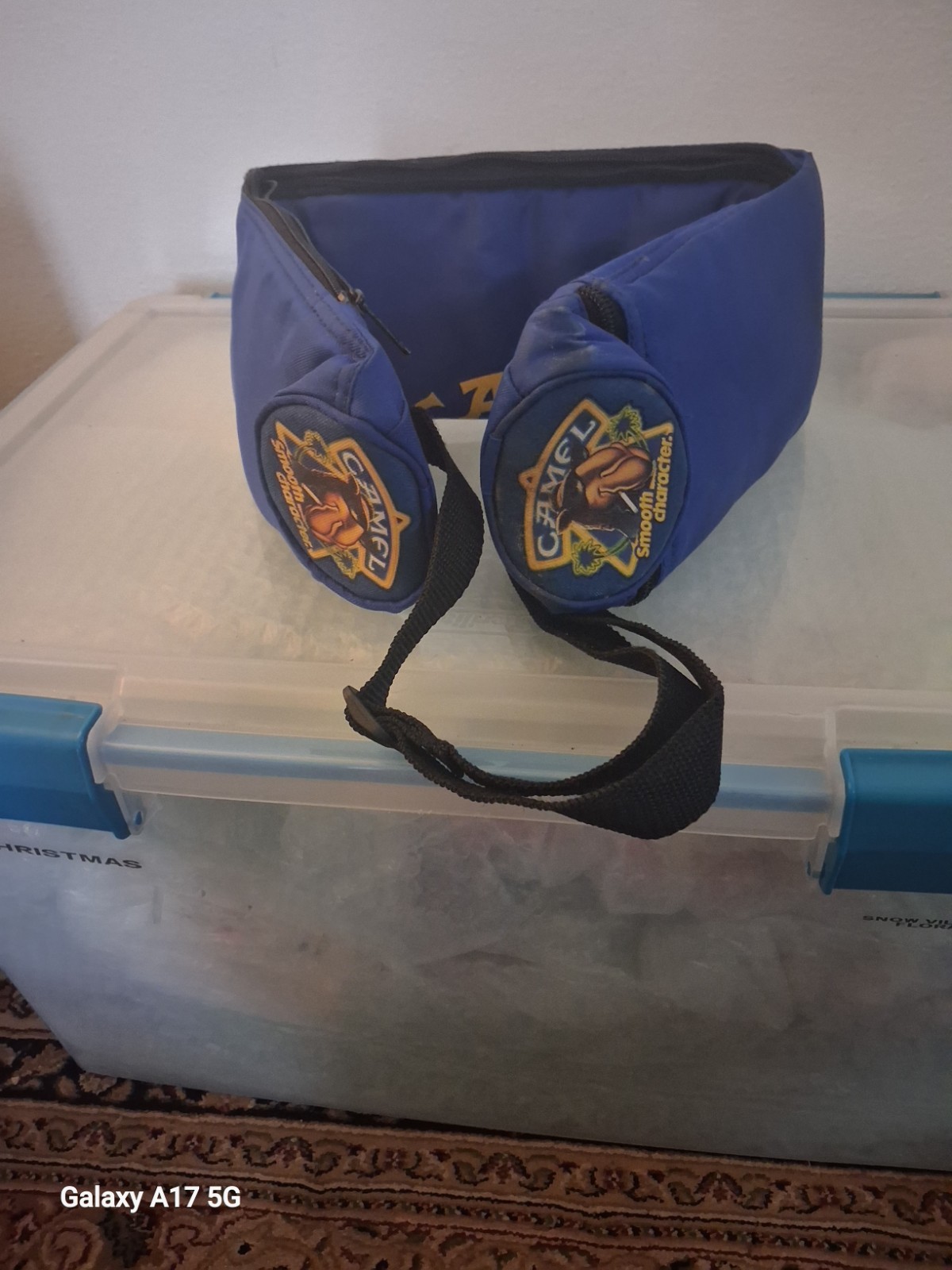 Camel Blue Billiard Cue Case with Shoulder Strap