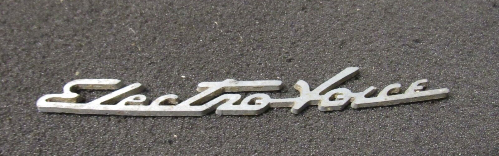 Electro Voice Metal  Logo c 1950's