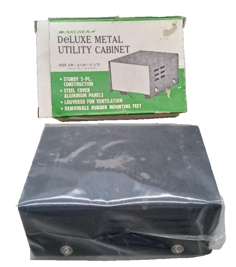 1 NOS ARCHER DELUXE METAL UTILITY CABINET  270-252   /   4" x 2 3/8"x 5 7/8"