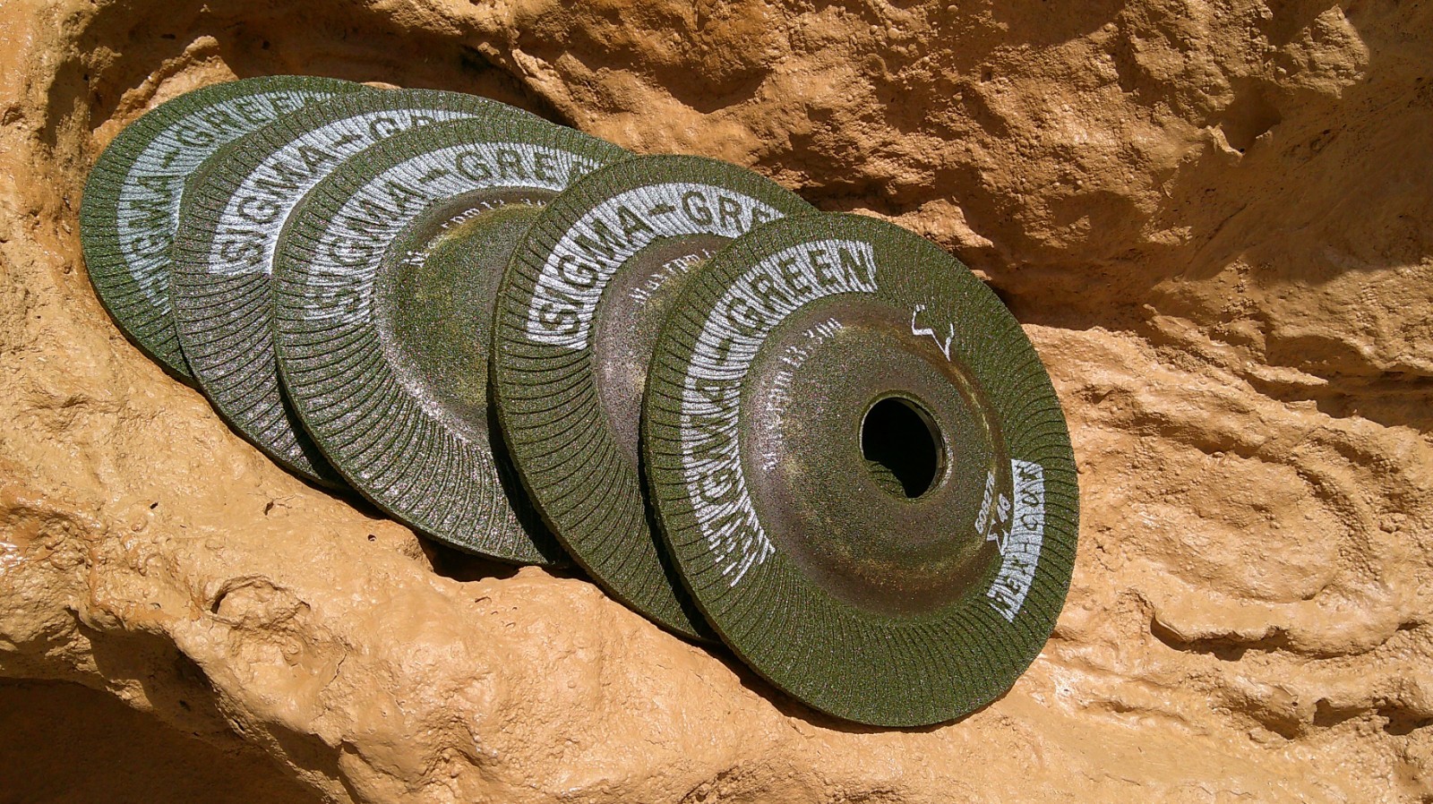 5 pk REX-CUT 4 1/2 X 7/8 T27 Sigma Green 503275 46 Grit
