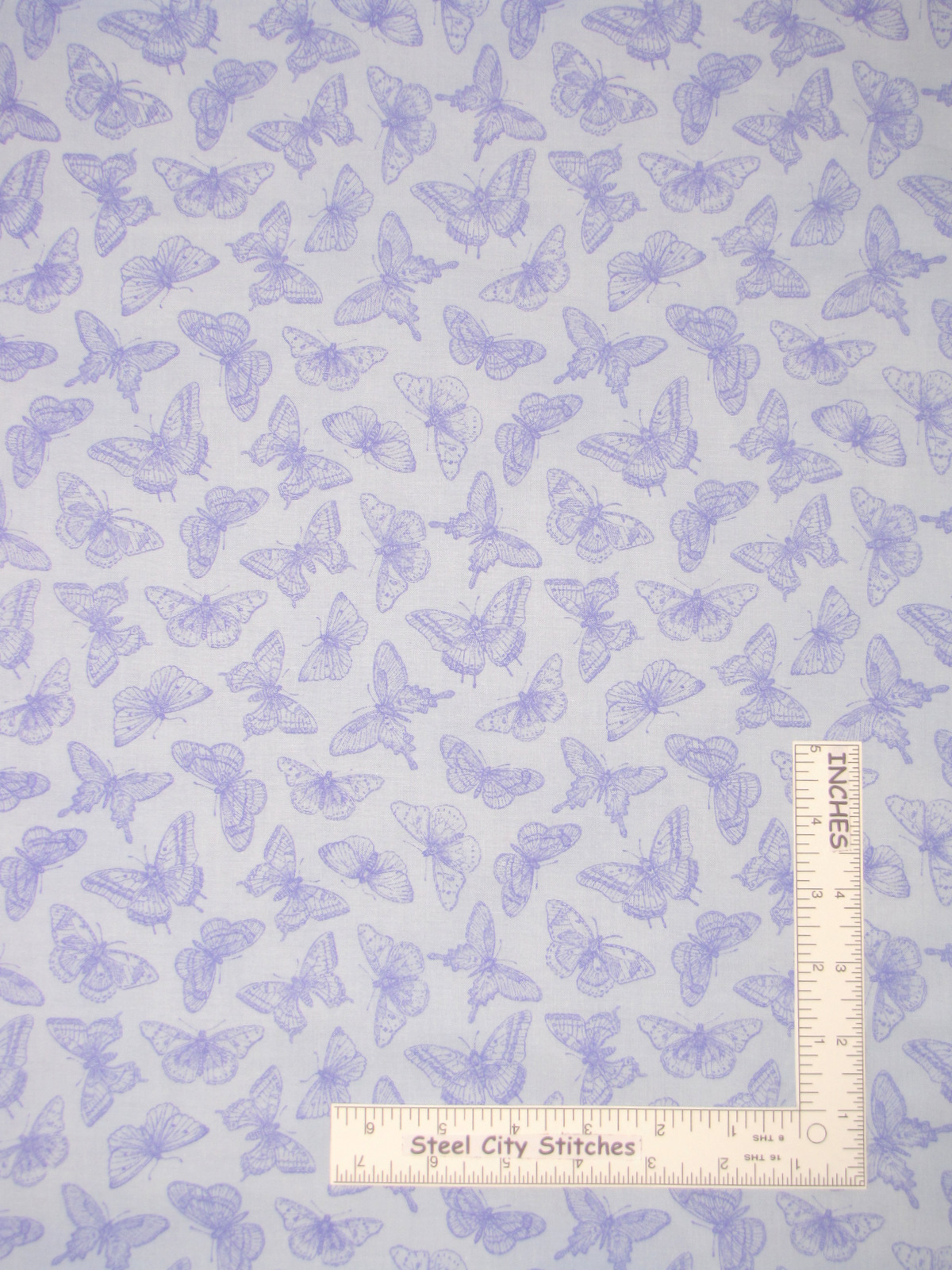 Butterfly Butterflies Purple Cotton Fabric HG&Co Butterfly Botanical By The Yard