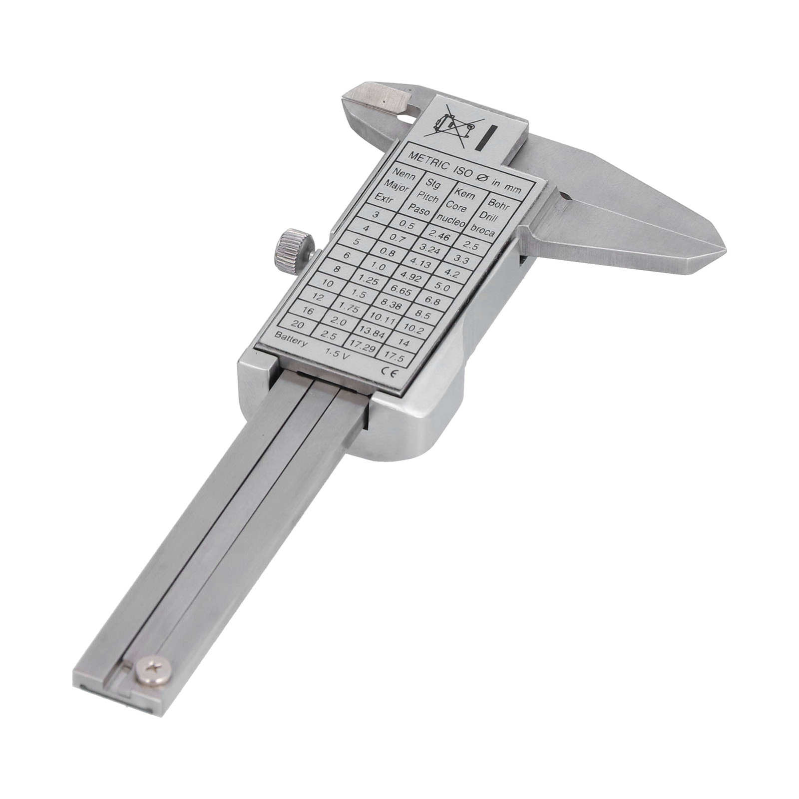 Vernier Caliper 0‑50mm Portable Mini Digital Rust Industrial Measuring Tool
