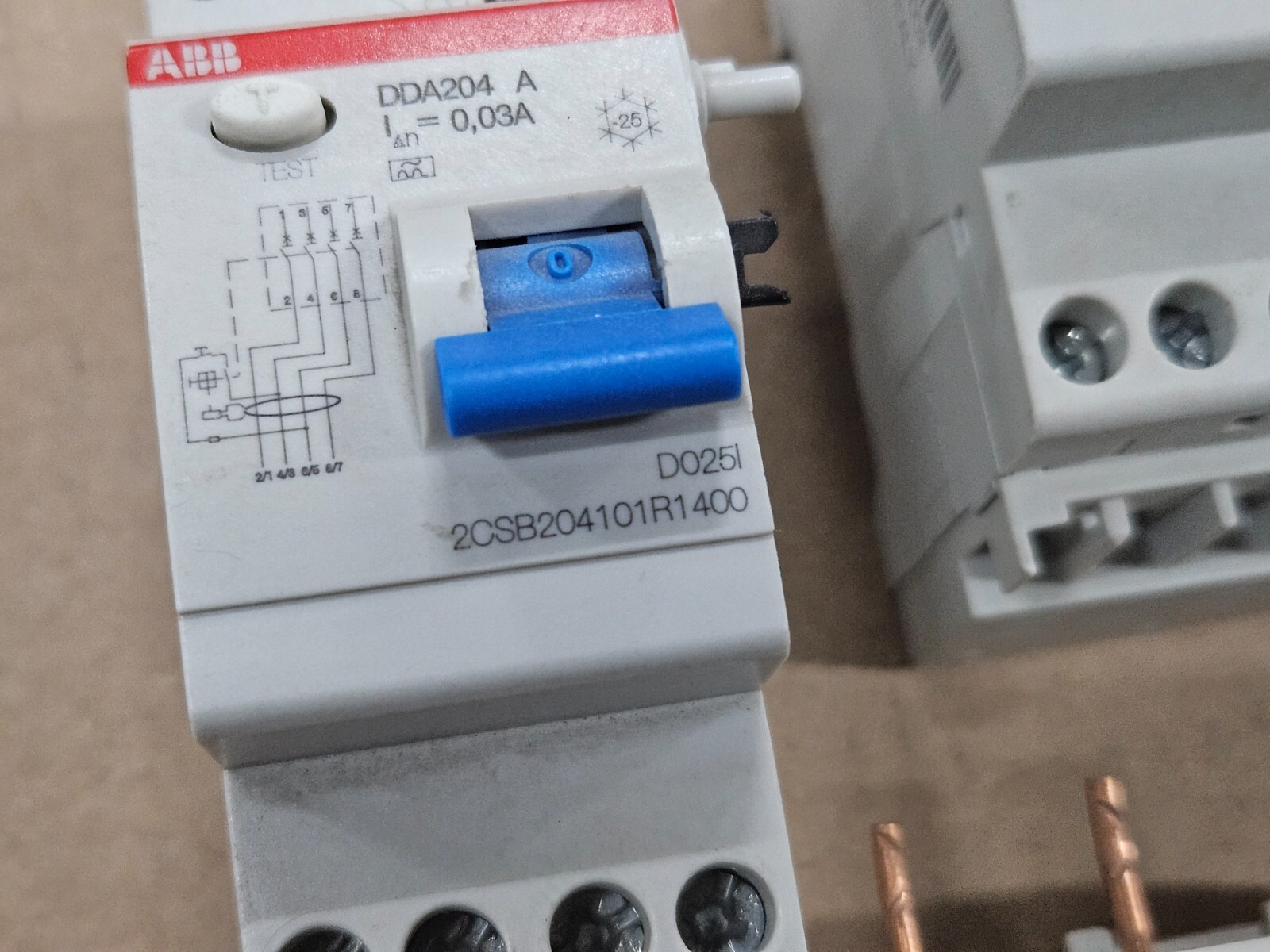 ABB DDA204 DDA204A (3 pieces)