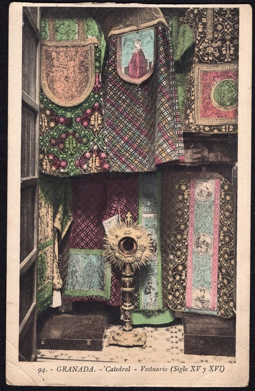 Holy card antique postale de la Custodia santino image pieuses estampa