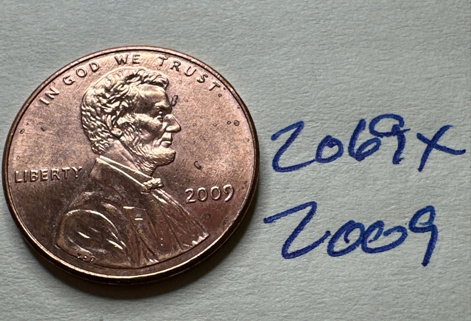 2009 P Lincoln Bicentennial Cent "Formative Years" 2069X