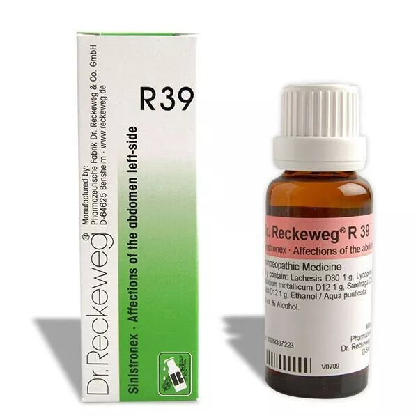 Dr Reckeweg R39 Drops 22ml Pack Made in Germany
