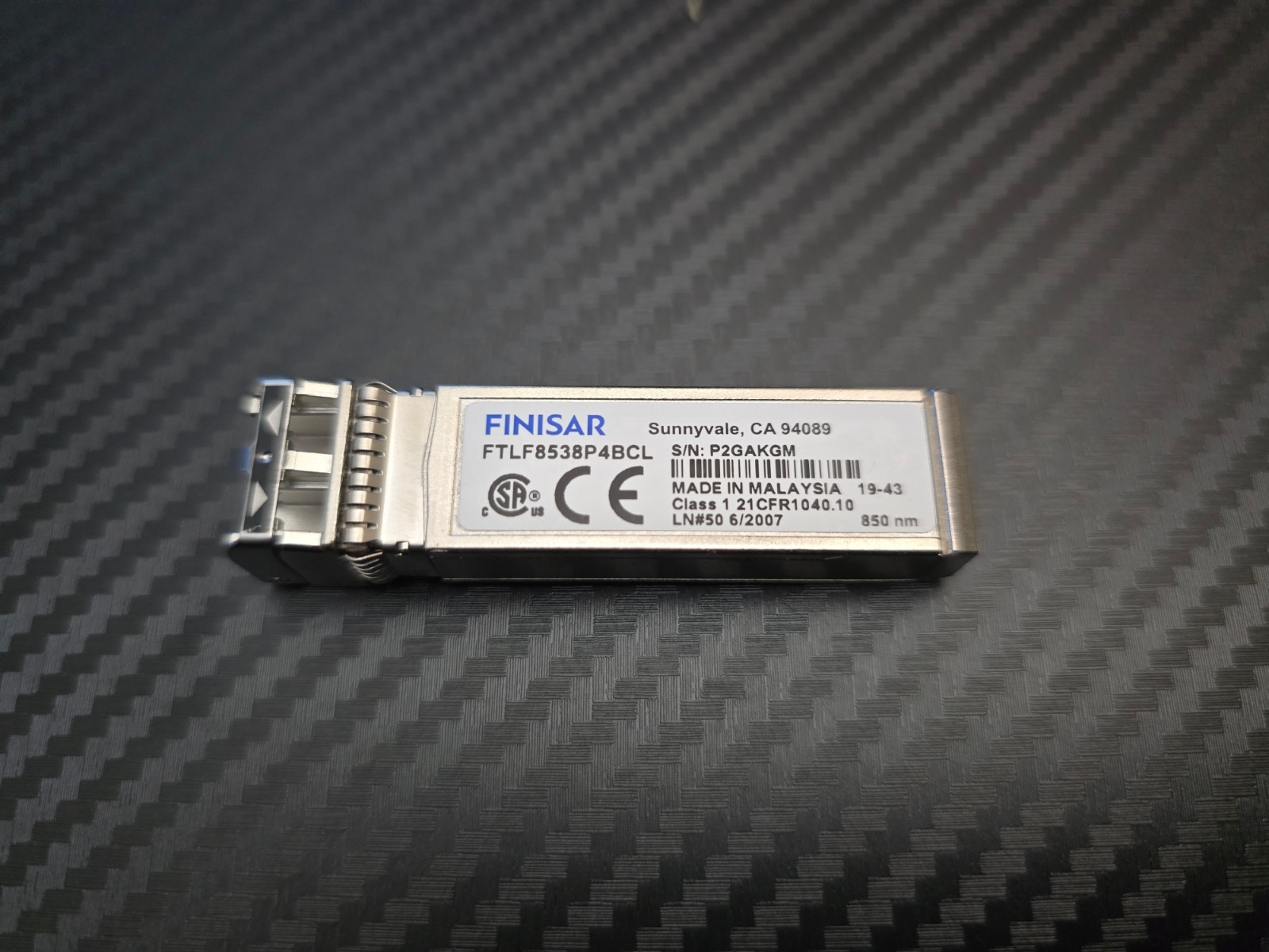 Finisar 25G 25GBe SFP28 850nm Transceiver SR SFP28 DELL Mikrotik 25GB 25GBASE-SR