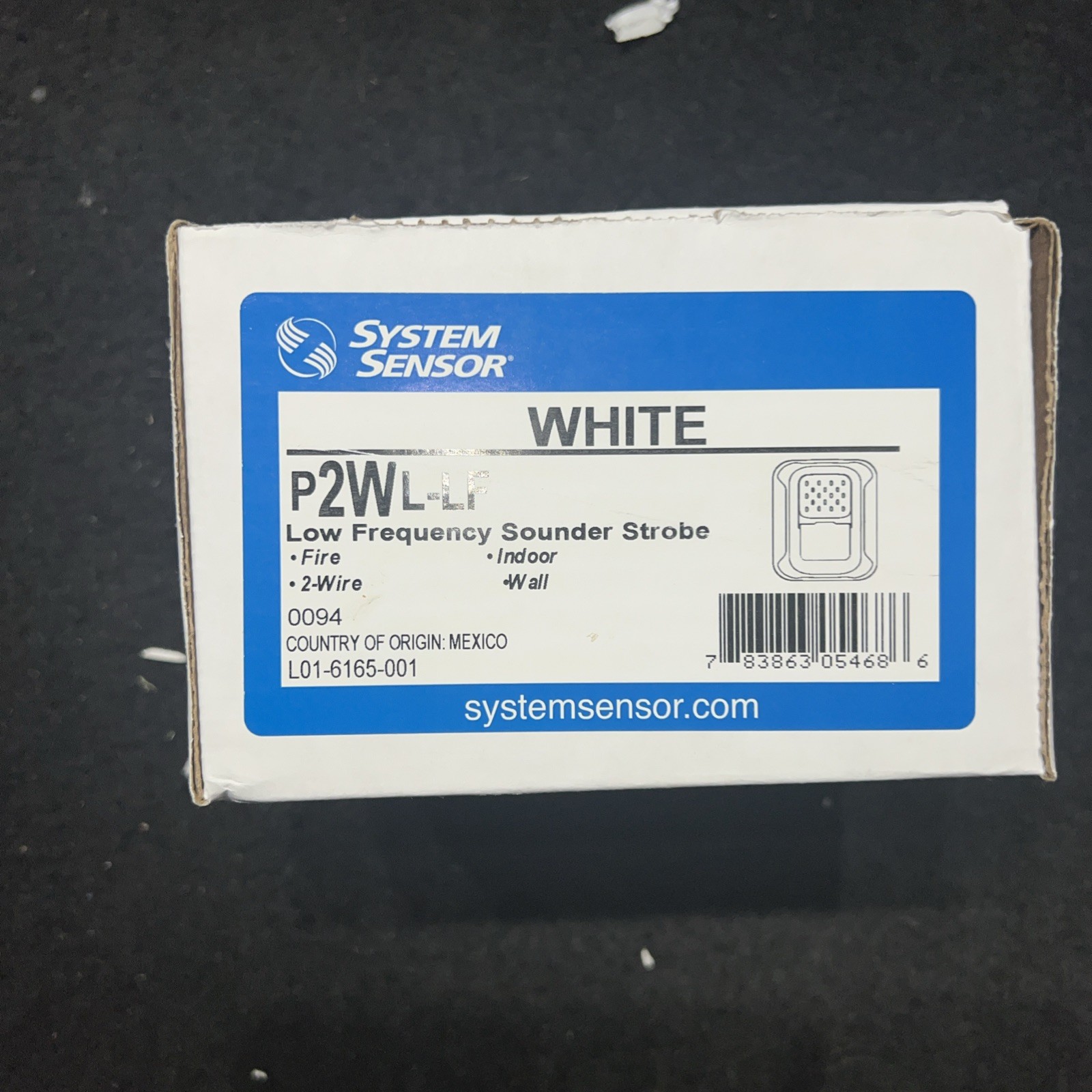 System Sensor P2WL-LF Indoor Selectable Output Low Frequency Sounder Strobe