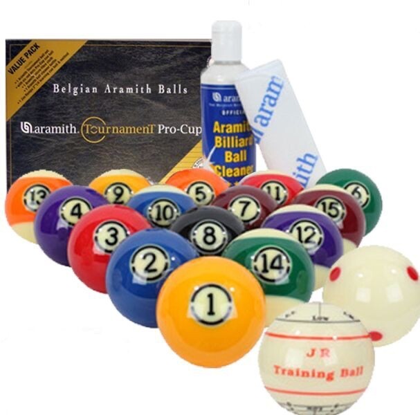 ARAMITH TORNAMENT POOL BALLS PRO CUP VALUE PACK DURAMITH TECH. NEW SHIPS FREE