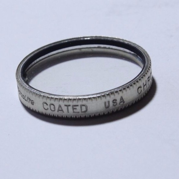 Used Lens Filter: Ednalite Coated USA Chrome Skylight #1s eries IV 4