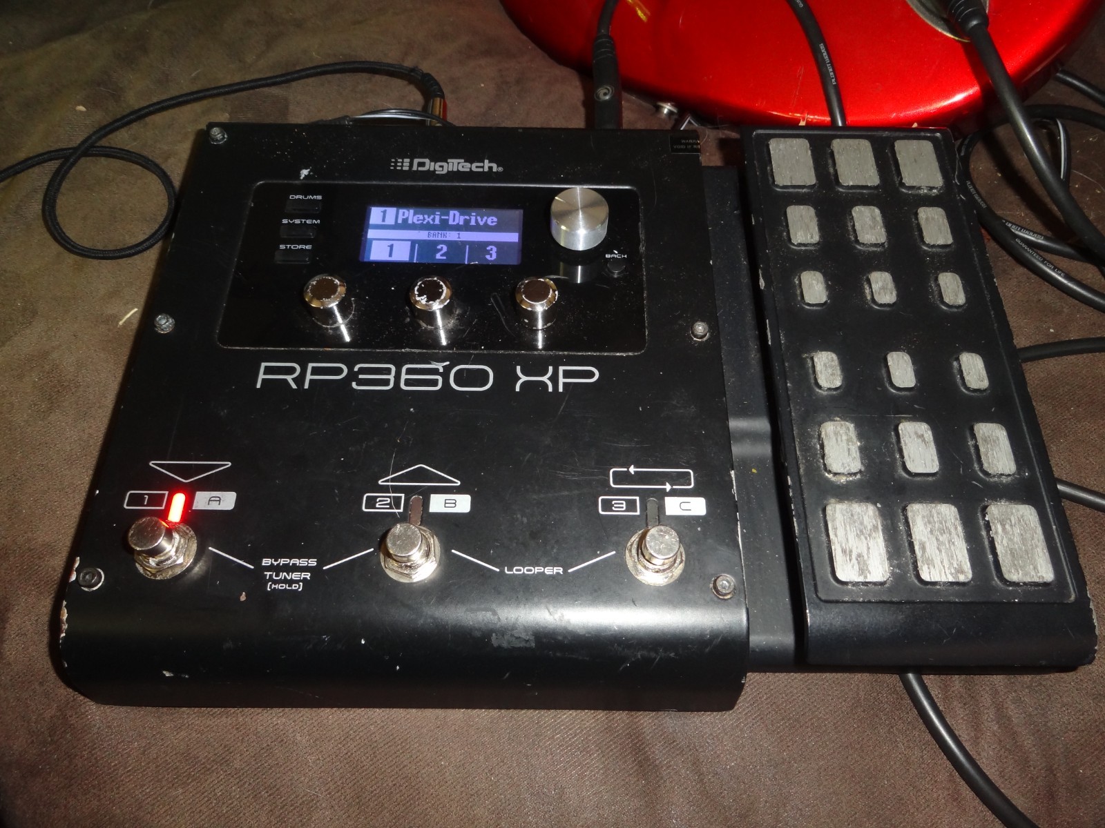 DigiTech RP360 XP Guitar Multi Effects Processor Pedal w/Expression Pedal Tested