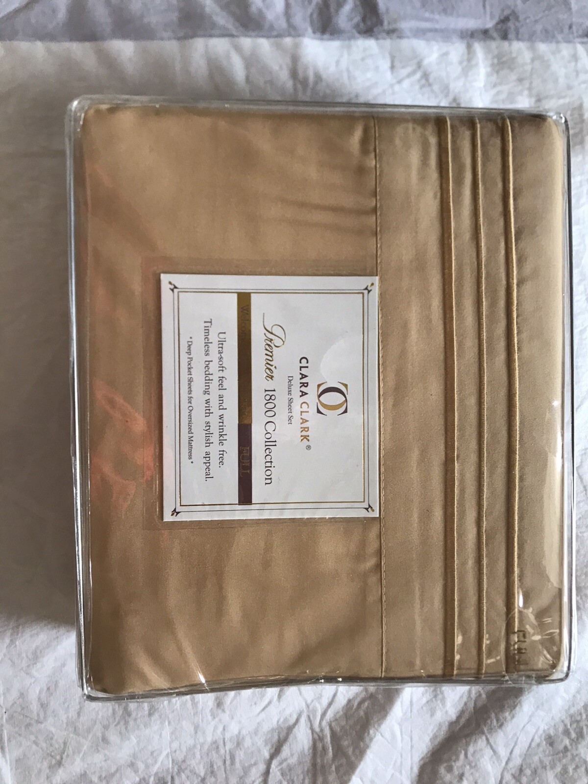 Clara Clark Sheets Chocolate Brown FULL Size Set- Complete Set