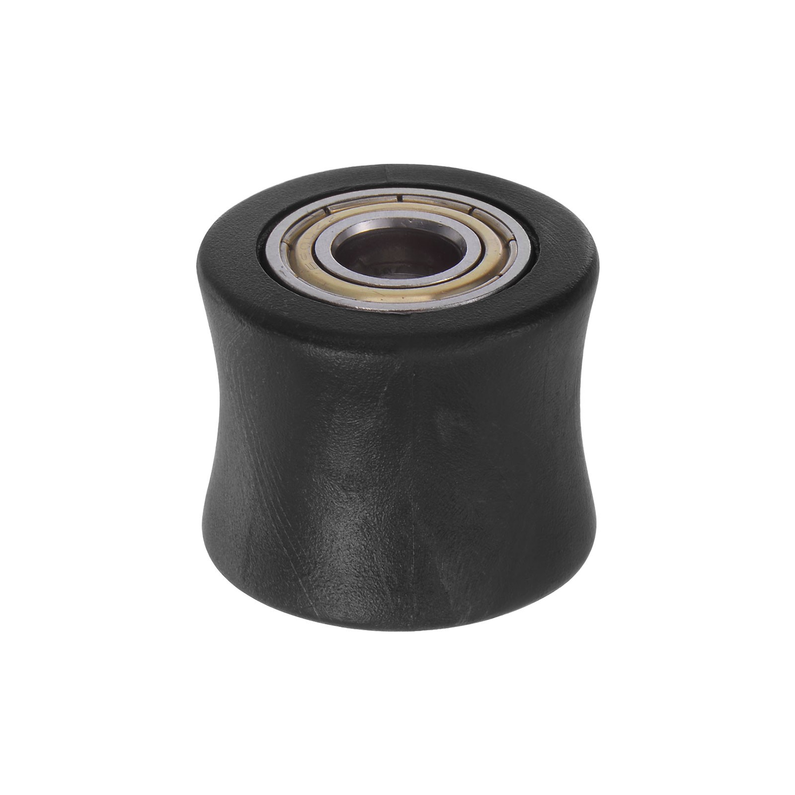 Chain Roller Pulley Tensioner 10mm Nylon Concave Type Guide Wheel Slider Black