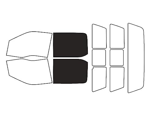 Rvinyl Window Tint Kit Fits Ford F-150 2015-2020 (4 Door Super Crew)