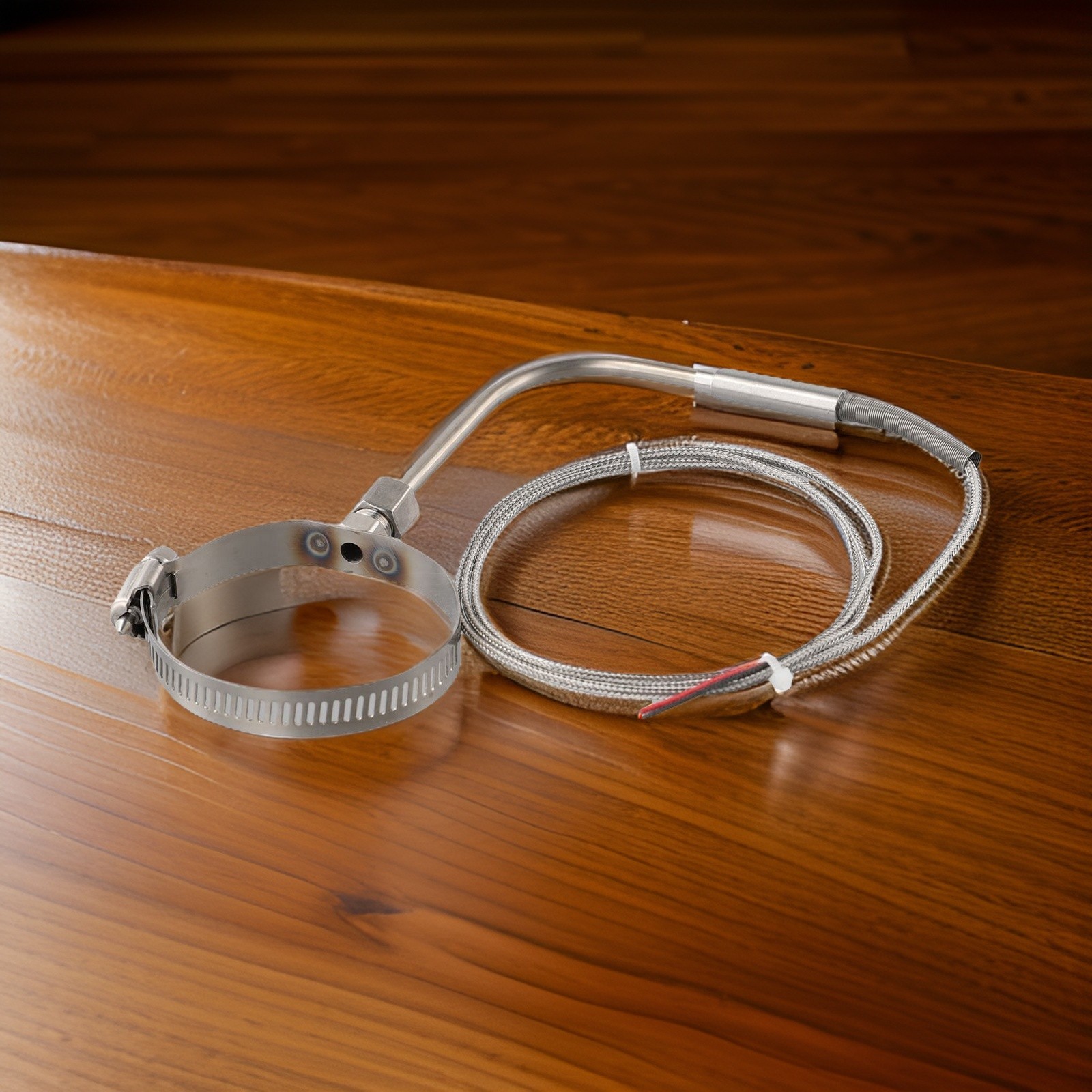 Exposed Type K-type Temperature Sensor Probe Stainless Steel With 3.3Ft 1M