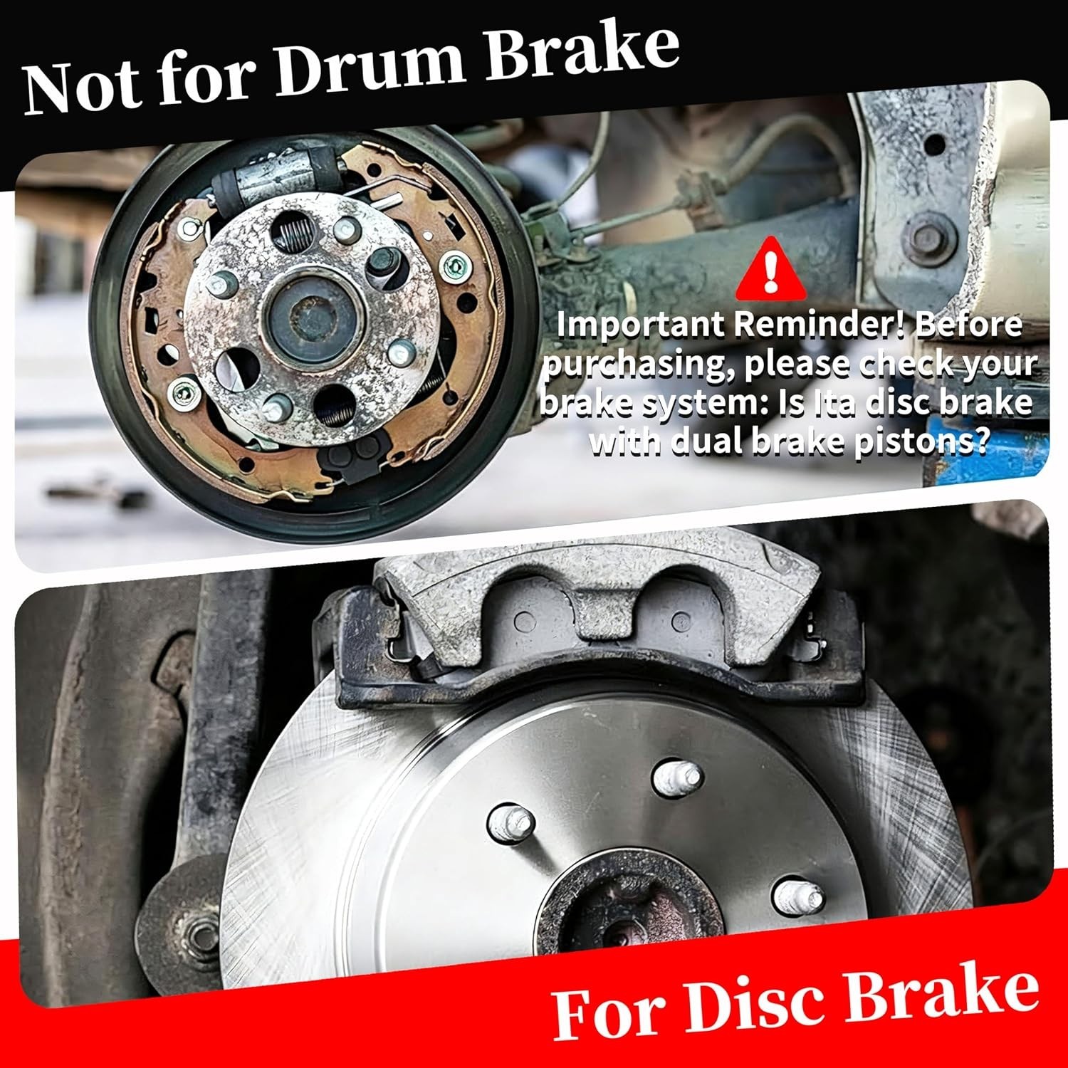 Dual Piston Compressor Tool for Brake Pad Replacement | Dual Piston Tool with...