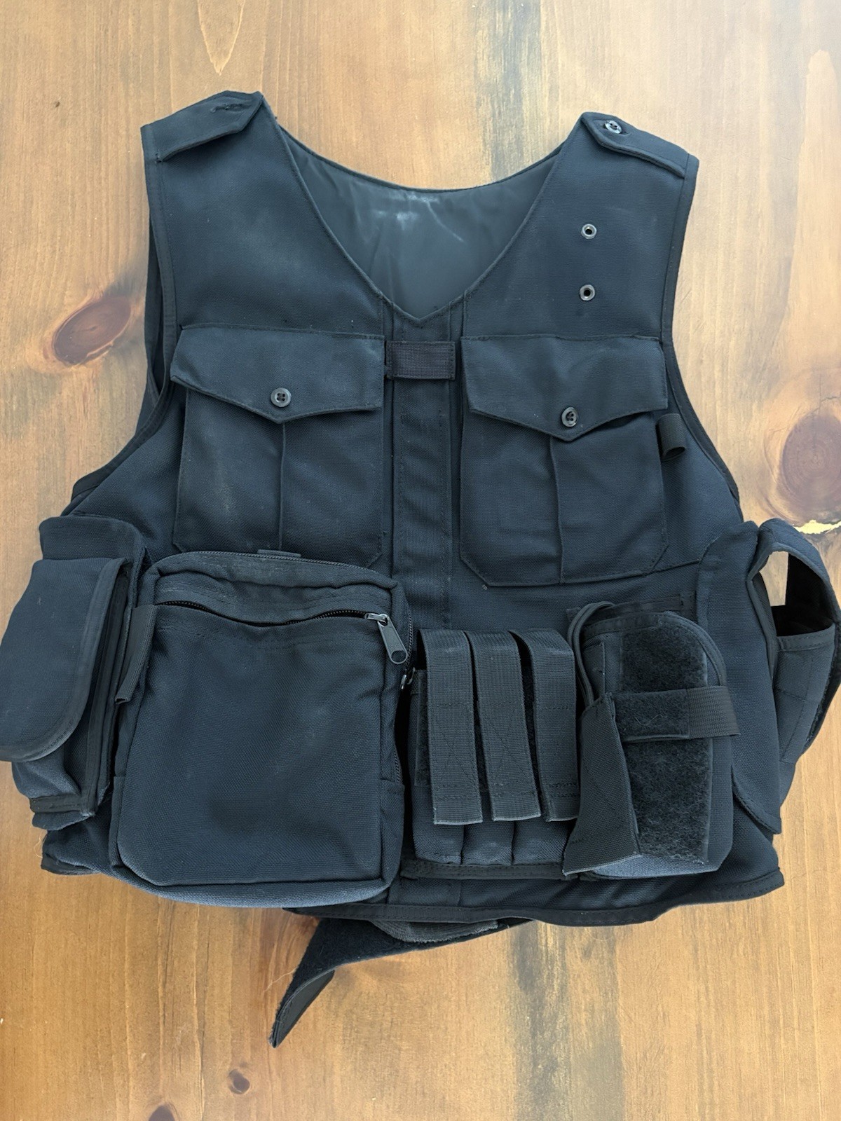 Dark Blue - Police Vest Nylon Load Bearing Vest LBV - BPS Brand