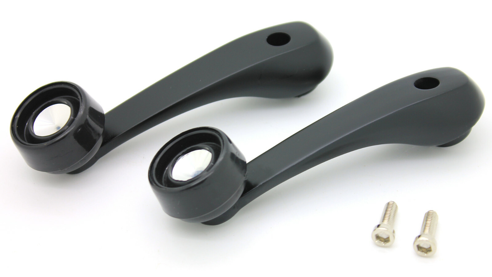 NEW Metal HD Black Manual Window Crank Handle PAIR / FOR 78-93 DODGE RAM TRUCK