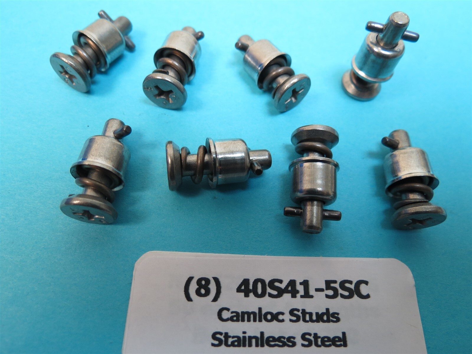 (8 ea) 40S41-5SC Turnlock Camloc Studs Stainless Steel Fasteners Aircraft Race
