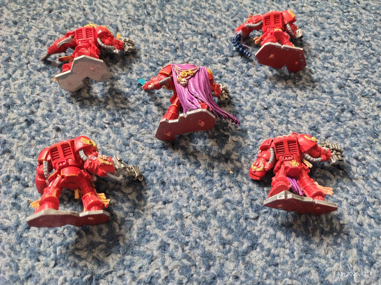 SPACE HULK 3RD ED 2009 GAMES WORKSHOP 5x TERMINATOR SQUAD LORENZO SERGEANT GOOD