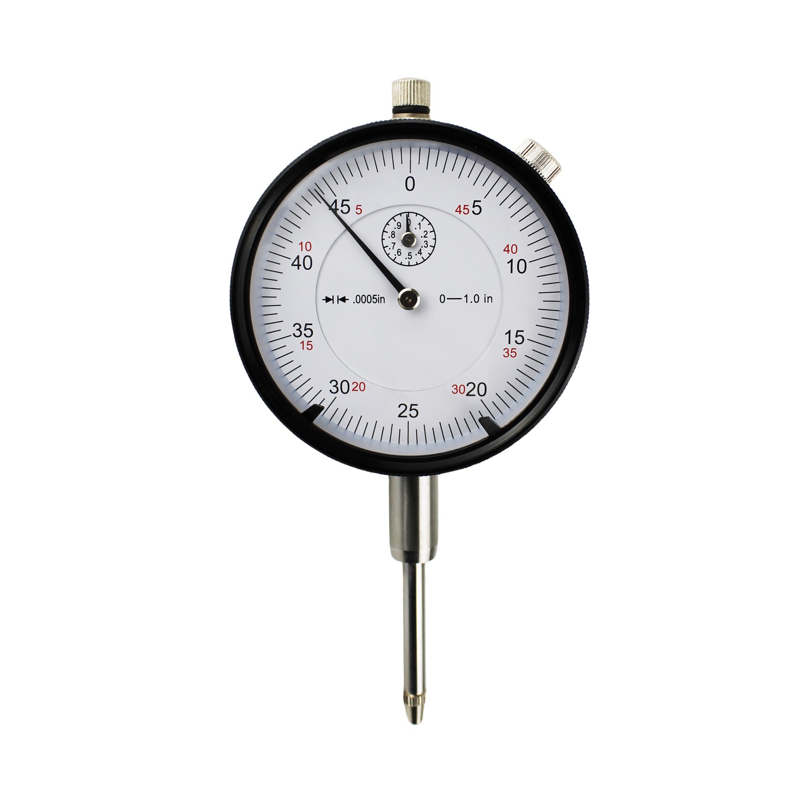 HFS(R) 0-1" Dial Indicator Lathe Tool High Precision 0.0005" Graduation Interval