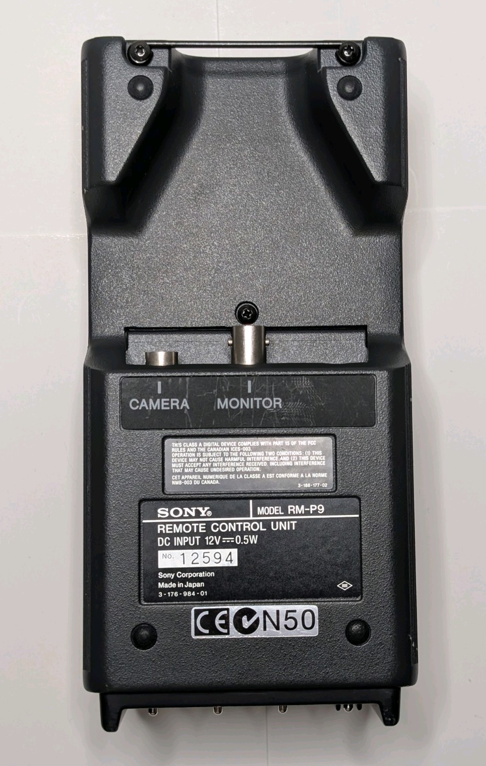 Sony Remote Control Unit | RM-P9