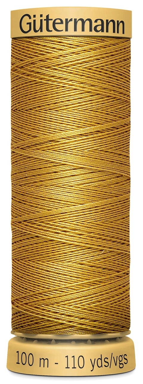 Natural Cotton Thread 110yd Dark Yellow