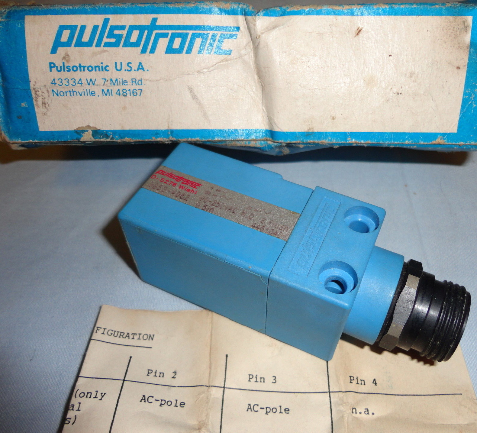 Pulsotronic 9853-4062 Sensor 98534062 NEW