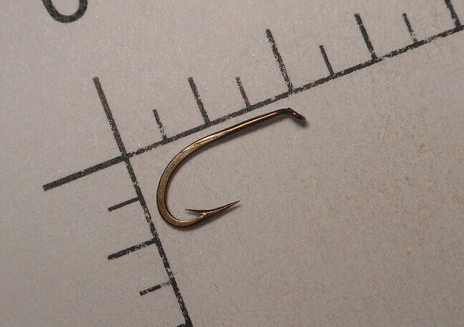 MUSTAD #12 A+ FLY TYING HOOKS O'shaughnessy FORGED TD Tapered Eye Rustproof 3823
