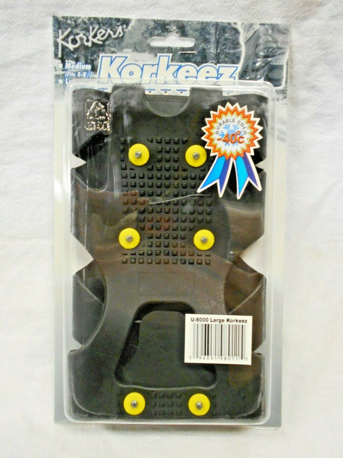 Korkers Korkeez Ice Cleats Shoe Studs L (Fits 8 - 10.5)