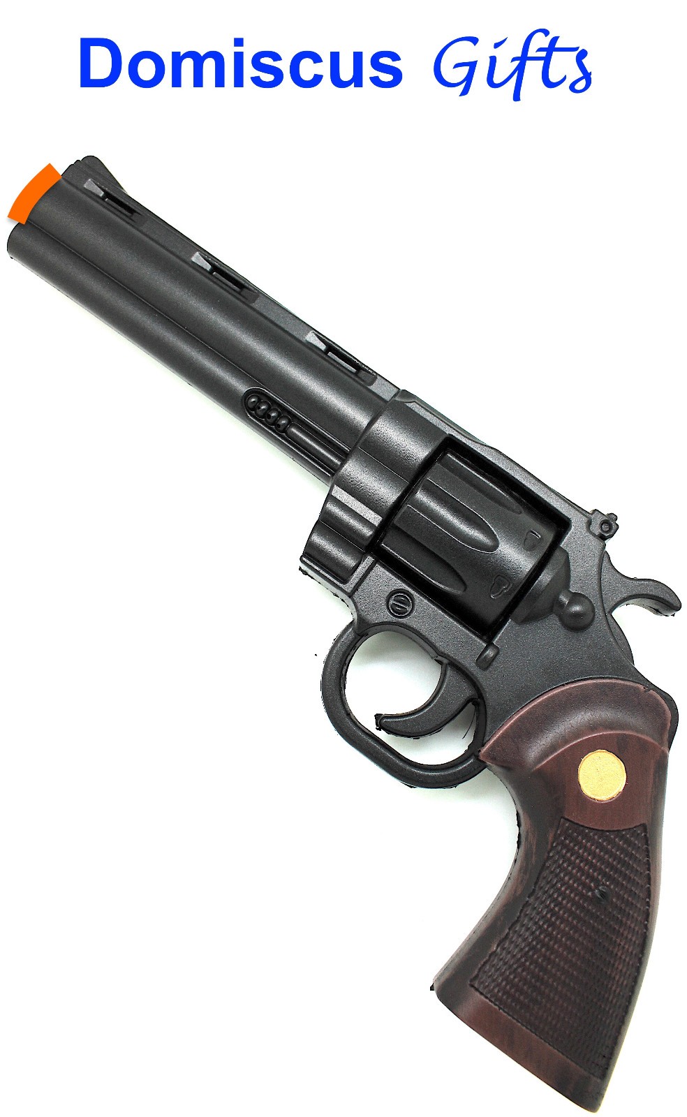 11 1/2" NEW! FOAM Vintage .357 MAGNUM Black Revolver REPLICA Pistol Gun TOY Prop