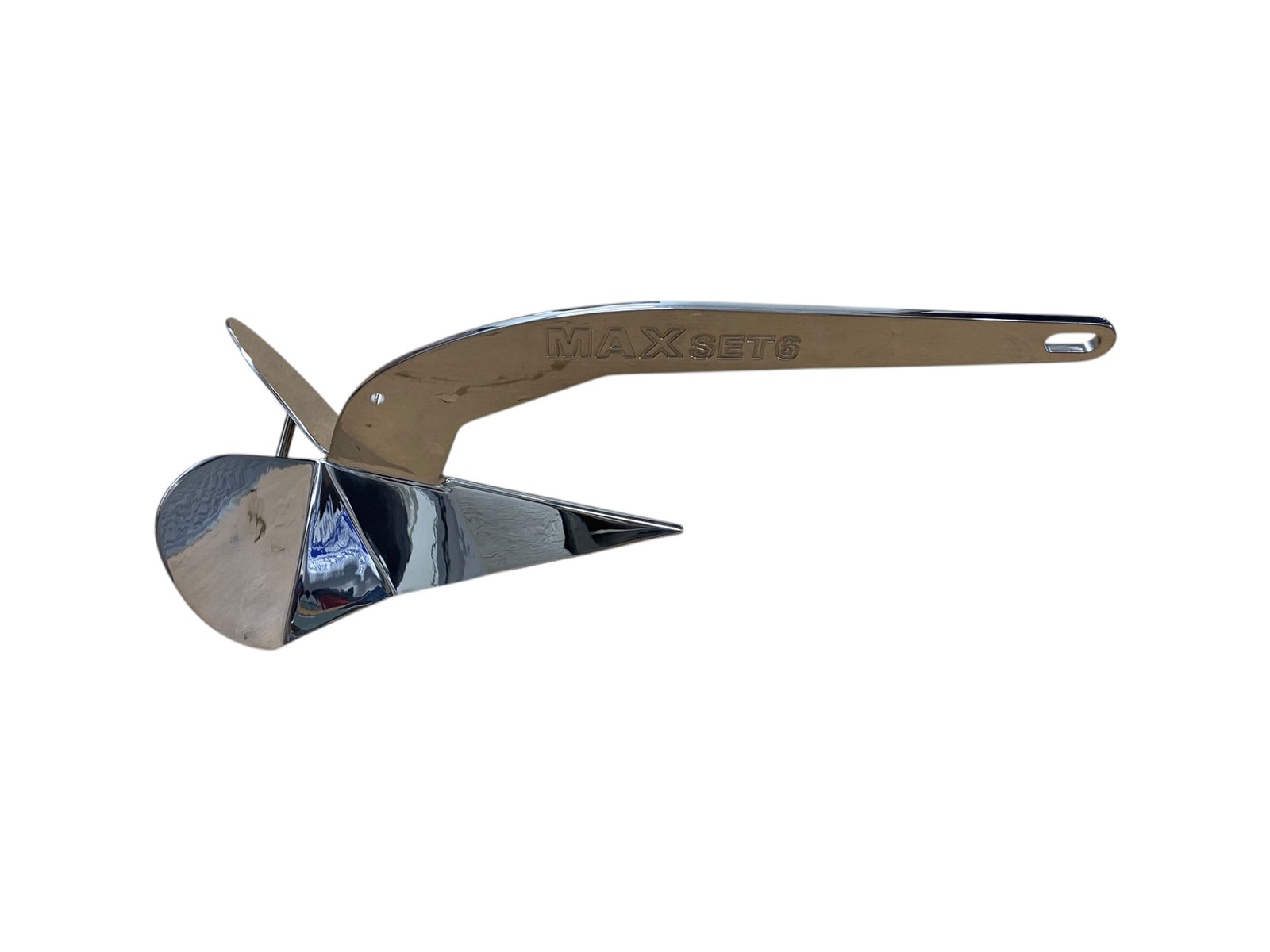 Maxwell MAXSET 6 Stainless Steel Anchor, 13 lbs. / 6 kg, P105055 -NEW-