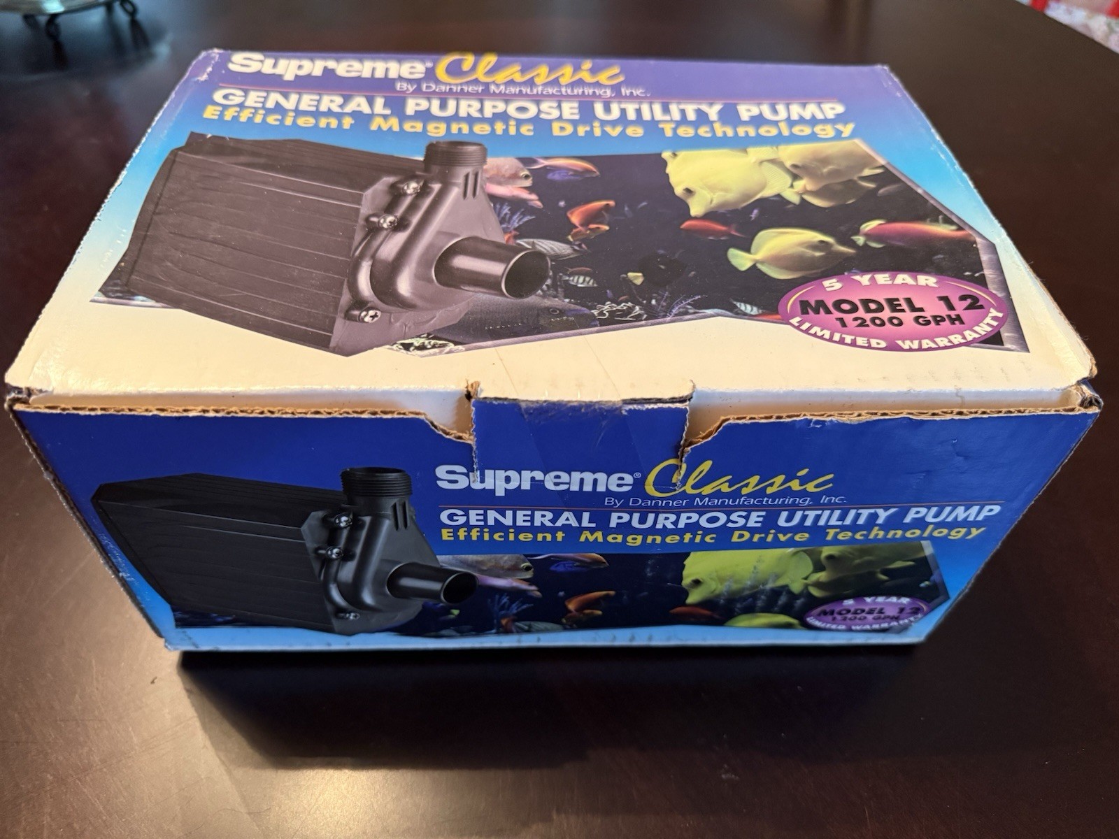 Danner Supreme Aqua-Mag 12 1200 GPH Magnetic Drive Water Pump 02712 NEW & Sealed